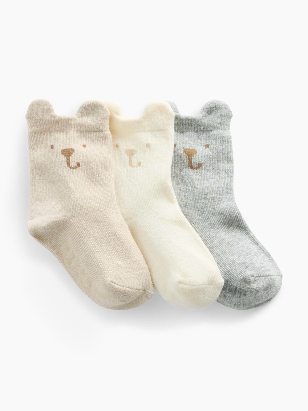 babyGap Baby Brannan Organic Bear Socks (3-Pack)
